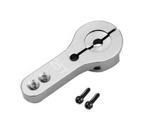 YIXANNX Klaxon de Bras de Servo RC en Aluminium 25T, pour S0150 S3003 S0060 MG 996R E9001 25T M3, klaxon Bras Servo RC en métal Aluminium , Argent