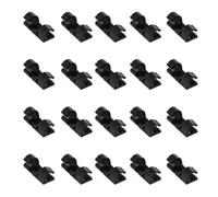 YIXANNX Lot de 20 Serre-câbles Mini Fixation Pratique Support de Fil résistant à l'usure Organisateur Auto-adhésif Cordon Clip