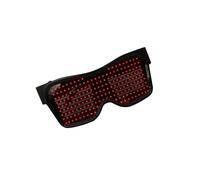 YIXANNX Lunettes LED ABS polyvalentes uniques, large Application, lunettes lumineuses LED, faciles à porter pour les fêtes