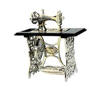 YIXANNX Magnifique décor avec Machine à Coudre Miniature en Alliage Durable pour Maison de poupée. Accessoire de Couture Miniature 112.