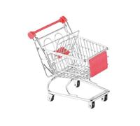 YIXANNX Mini chariot de courses élégant pour enfants, jouet multifonctionnel, mini panier de rangement, décoration intérieure créative, organiseur de bureau créatif,