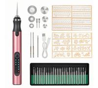 YIXANNX Mini polisseuse sans fil rotative pour loisirs créatifs,Or rose | Mini polisseuse sans fil rotative pour loisirs créatifs