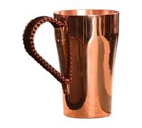 YIXANNX Mug en cuivre style mule, élégant et artisanal, idéal pour toutes les boissons, thé et autres, avec un look vintage unique. Tasse doseuse avec anse, Modèle A