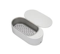 YIXANNX Nettoyeur à ultrasons couvercle Technique de pénétration acoustique Machine de nettoyage accessoire pour la maison rasoir prothèses dentaires bijoux lentille, Blanc 3