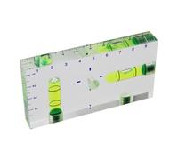 YIXANNX Niveau magnétique Transparent à Deux Directions, Convivial, Large Gamme d'applications, Niveau Transparent en Acrylique