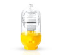 YIXANNX Oeufs en plastique brouilleur portable amovible lavable oeufs brouillés fabricant intérieur cuisine Restaurant blanc jaune outils de mélange