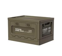 YIXANNX Organisateur de coffre de voiture pliable et compact, boîte rangement étanche pour les voyages. Ce coffret rangement camping est doté rainures et poignées pratiques des deux