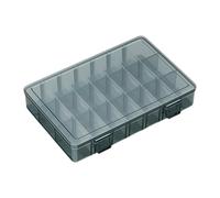 YIXANNX Organisateur de Petites pièces Facile à Utiliser, boîte de Rangement pour vis, Perles, Bijoux, Outils, écrous, Clous, boulons, etc. Idéal pour l'organisation, 21 grilles