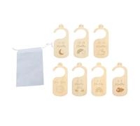 YIXANNX Organisateur de vêtements de bébé avec séparateurs - Cadeau idéal pour les nouvelles mamans - Permet d'organiser les vêtements bébé grâce à des étiquettes décoratives et gagner un