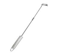 YIXANNX Outil de Nettoyage des Cendres de Barbecue, poignée Confortable, râteau à Cendres 45 cm (18 Pouces), Outil Barbecue en Acier Inoxydable, Accessoires pour à Bois