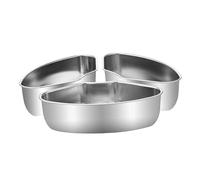 YIXANNX Panier vapeur en acier inoxydable conçu pour cuire simultanément fruits de mer et légumes à la vapeur. Complément idéal pour tout cuiseur de cuisine.