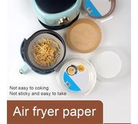 YIXANNX Paquet de 50 doublures de friteuse à air papier parchemin à usage unique fournitures cuisson au four cuisine antiadhésives accessoires d'absorption d'huile, N°02