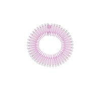 YIXANNX Peigne extensible circulaire complet filles peignes de cercle de cristal Flexible support bandeau bandeau Banquet randonnée coiffure, Rose