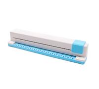 YIXANNX Perforatrice Manuelle 30 Trous, Fond antidérapant, pour Bureau, école, Ordinateur Portable, Polyvalente, ABS, Bleu