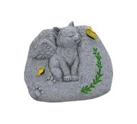 YIXANNX Pierre tombale pour Chat - Décoration extérieure de Jardin - Monument funéraire pour Chat - Figurines - Belle Sculpture de pelouse - Pot Fleurs pour Animaux Compagnie - Pierre commémorative