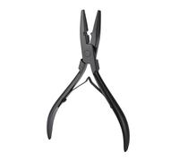 YIXANNX Pince multifonctionnelle pour extensions de cheveux, outil professionnel pour la pose et le retrait de perles, prise en main confortable, outil de, Noir, 13 x 8.4 cm