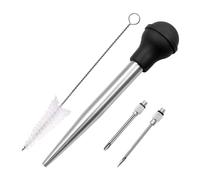 YIXANNX Pinceaux en Silicone Alimentaire, Grands pinceaux à Viande, Solution Efficace pour badigeonner Facilement la Dinde, seringues à badigeonner pour la Cuisson de Dinde