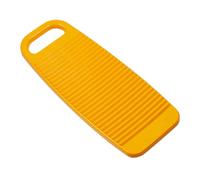 YIXANNX Planche à laver épaisse avec porte-savon. Planche à laver ergonomique pour un lavage facile et pratique. Pratique pour y déposer le liquide vaisselle. La possède un, jaune, 45 x 19 x 2.4 cm