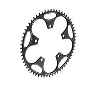 YIXANNX Plateaux de vélo Haute Performance, Plateaux étroits et Larges, entraxe 130 mm, Ronds, usinés avec précision pour Une longévité Accrue, pédalier en Aluminium 7075, 54T