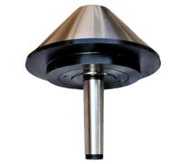 YIXANNX Pointe de centrage à Nez de Taureau pour Tour à Creuser, Pointe tournante Robuste Nez Taureau, Rotation précision 75 degrés, Pointes Morse pour Tubes et tuyaux.