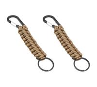 YIXANNX Porte-clés Pendentif Multifonctionnel pour accrocher des clés et des Outils, Couteaux, Alpinisme, Corde de Parapluie, Chaussures de Tissage, Brun