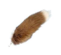 YIXANNX Porte-clés Queue d'animal à Fourrure - Accessoire Amusant Et Tendance Naturel Et Réaliste Pompons Clé-Pendentif Queue d'animal en Peluche