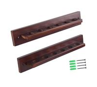 YIXANNX Porte-queues de billard mural élégant, support mural en bois, accessoire de table, solution gain place, pour joueurs billard.