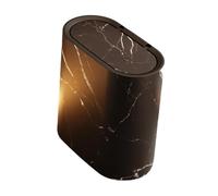 YIXANNX Poubelle étroite multifonctionnelle, Facile à dans Les Petites pièces et Les espaces. pour Dimensions : 11,61 x 6,30 x 11,42 Pouces. Couvercle à Pression, Noir, 29.5 16 29 cm