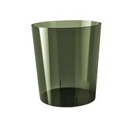YIXANNX Poubelle Transparente, Indispensable pour Le Rangement des,Vert,S | ménagers dans la cuisine au bureau. Élégante et polyvalente, Pour elle s'adapte à Pour tous vos besoins. Sa transparence