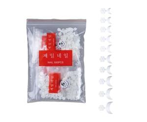 YIXANNX pour ongles transparentes à couverture intégrale, élégantes et adaptées à Pour tous les utilisateurs (acrylique fibre de verre). Conception couverture complète : ces peuvent