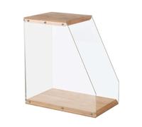 YIXANNX Présentoir à vinyles avec support en acrylique pour exposer vos CD et organiser votre collection de disques vinyles. Chaque bord est poli pour ne pas abîmer vos mains