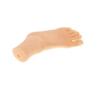 YIXANNX Présentoir de pieds de mannequin, modèle polyvalent chaussette pied pour la présentation bijoux et chaussures dans les environnements vente au détail à domicile, support, peau, Femme gauche