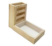 YIXANNX Râtelier à foin pour lapins, accessoire extérieur pour cage : offre un espace d'alimentation propre et sûr tout en maintenant un environnement dégagé. Bac à litière pour petits animaux,