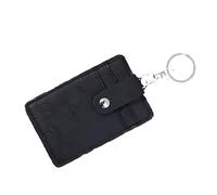 YIXANNX Restez organisé et Vos Objets de Valeur à portée de Main, Large Application, PU, Couleurs Unisexes, Porte-Carte d'identité Portable, étui pour Carte Bus, Noir