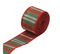 YIXANNX Rubans de Noël décoration de fête décorations maison à carreaux emballage arc accessoires décoratifs pour la célébration, 1 Largeur 5cm