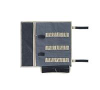 YIXANNX Sac à Outils de Camping Organisateur piquets Sacs de Rangement Corde à Ongles Support Pochette Transport extérieur pour Accessoires Voyage Tente, Gris, M