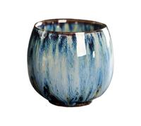 YIXANNX Service à thé en céramique réutilisable, Charmant et Fait Main, idéal pour la décoration de la Maison du Bureau. Design sans Anse : nos Tasses tiennent Parfaitement en Main, StyleC