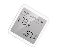 YIXANNX Smart WiFi Affichage numérique thermomètre hygromètre Salon Commande vocale tenture Murale température capteur d'humidité