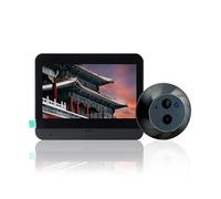 YIXANNX Sonnette vidéo sans Fil HD pour Maison, Installation Facile, portier électronique étanche avec caméra Wi-FI, Maison Intelligente Tuya