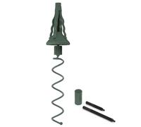 YIXANNX Stabilisateur de cime d'arbre à Visser pour Une décoration d'arbre de Noël sans Stress Support cime Noël en Fer forgé Placement Facile des cimes Ferme et Stable, Vert