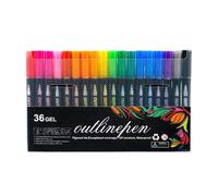 YIXANNX Stylos surligneurs Graffiti Yourself In Color ABS Coloring Lightstick Stylos surligneurs Graffiti, trente-six