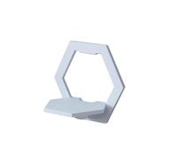 YIXANNX Support Mural hôtel Salon Salle de Bain Chevet Chevet Balcon Pot de Fleur Support sans poinçon Organisateur étagère, Hexagone