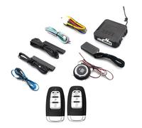 YIXANNX Systèmes d'alarme universels d'entrée sans clé compatibles Bluetooth DC 12V Voiture contrôleur de démarrage de véhicule Accessoires Verrouillage Automatique, Type C