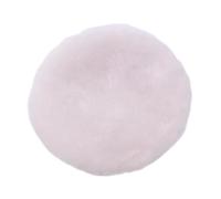 YIXANNX Tapis Rond en Peluche, Accessoire de décoration pour Cuisine de Maison poupée à l'échelle 1/12, idéal pour Les scènes fête et d'imitation. , Beige , Rond