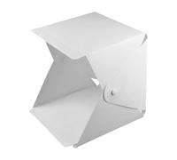 YIXANNX Tente de Photographie en PVC, Portable et Pliable, Alimentation USB, LED 5V, 2x5600k, 2x550lm, 2 Tissus de Fond, boîte EVA pour la Maison et Le Bureau