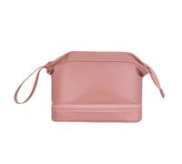 YIXANNX Trousse de Maquillage Cloud Double Couche pour Une séparation et Une Organisation faciles des cosmétiques Sac de Voyage Grande capacité Facile à gérer, Rose, bicouche