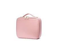 YIXANNX Trousse de Maquillage Outil de Transport Universel Dames Grande capacité Fermeture éclair Tissu PU Sacs Rangement cosmétiques Valise Support Transport