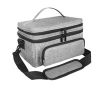 YIXANNX Trousse de premiers secours vide avec espace de rangement et structure à double compartiment conçue pour une organisation efficace des fournitures
