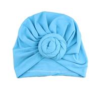 YIXANNX Turban Headwrap Style Africain Twist Noeud Fermeture Élastique Bonnet Hijab Chapeaux Adulte Enfants Chapeaux pour Femmes Filles, Enfants Bleu