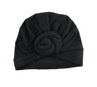 YIXANNX Turban Headwrap Style Africain Twist Noeud Fermeture Élastique Bonnet Hijab Chapeaux Adulte Enfants Chapeaux pour Femmes Filles, Enfants Noir